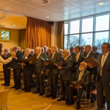 Zingen in het zorghotel “de Gouden Leeuw”in Zelhem.